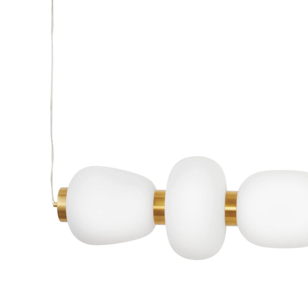 Wisząca lampa BRILLA ST-CP241210-6L GOLD LED 69W 3000K złoty biały