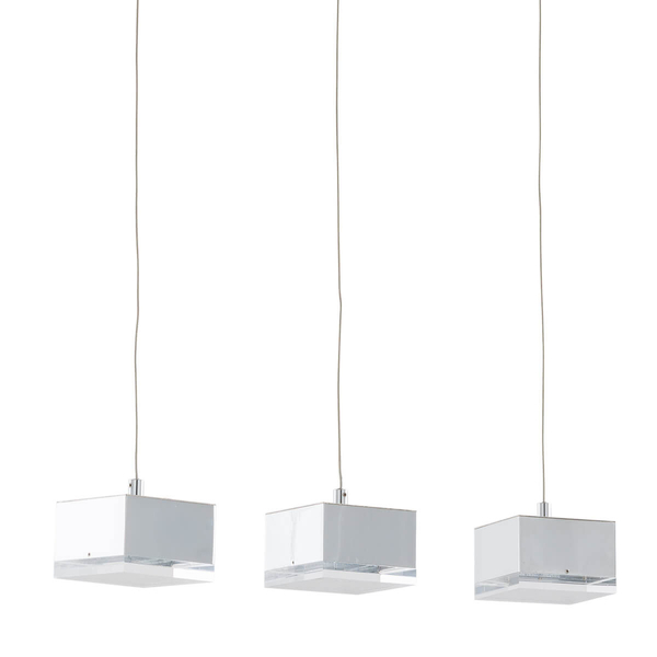 Potrójna lampa wisząca Seth MD14009016-3A Italux LED 12,6W 3000K chrom