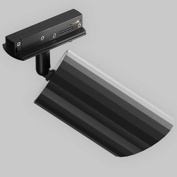 Sufitowa tuba Lipari TR087-1-GU10-B do systemu szynowego 1-fazowego czarny