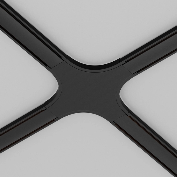 Łącznik-X do magnetycznych szyn Radity TRA084CX-11B czarny