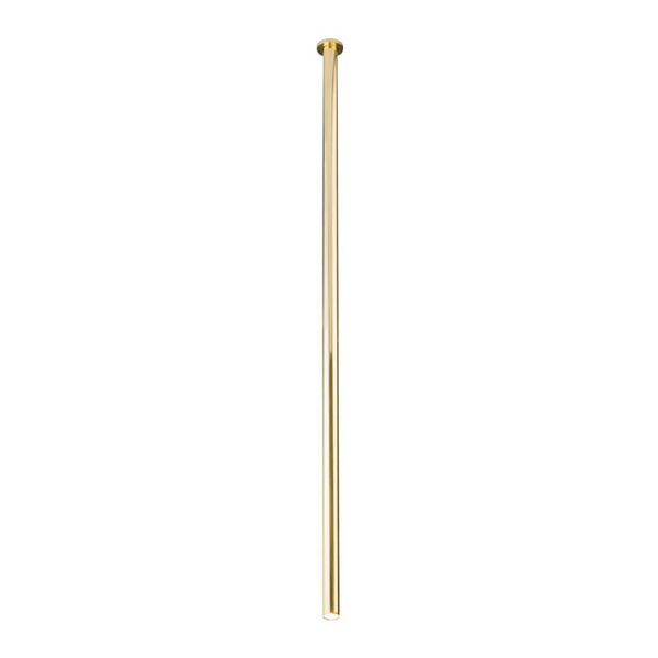 Wpuszczana LAMPA sufitowa ALHA T 9085 Shilo metalowa OPRAWA do zabudowy sopel tuba mosiądz