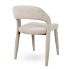 Tapicerowane krzesło KOS MM1501100299 beżowe taupe tkanina 45cm
