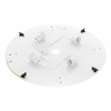 Plafon LAMPA sufitowa Cleo 137623612977 TEAM okrągła OPRAWA metalowa natynkowa srebrna