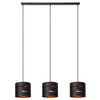 Jadalniana lampa wisząca Rosas 21433/03/30 czarna złota