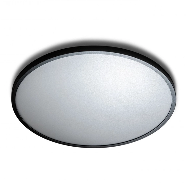 Nowoczesna lampa sufitowa Malta LED 42W do sypialni czarna