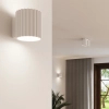 Metalowa lampa sufitowa AURA SL.1779 tubka ryflowana biała