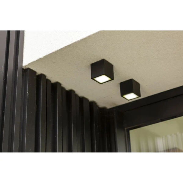 Tarasowy plafon sufitowy Gemini 6389102012 LED 7W 3000K IP65 czarny