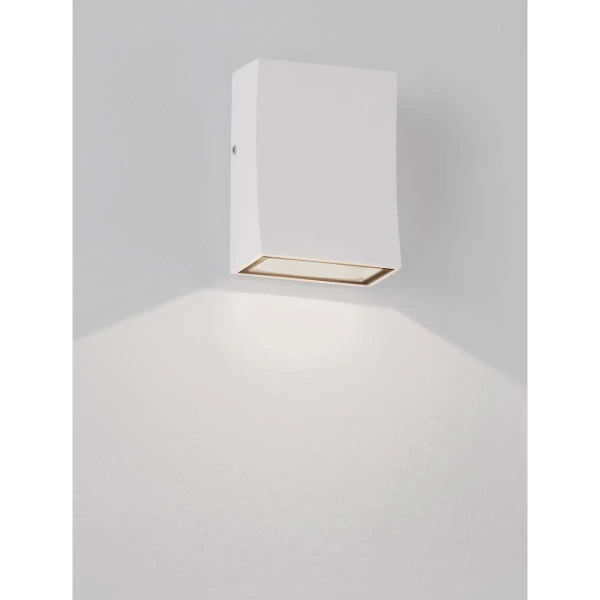 Zewnętrzna lampa ścienna ZARDUNA LE75222 LED 3W 3000K IP65 biały