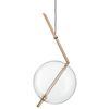 Wisząca lampa ball Amore ST-8869P-1 Step LED 12W 3000K designerska złota