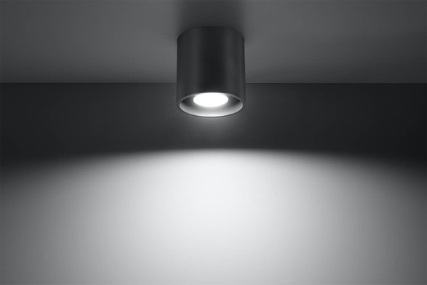 LAMPA sufitowa SL.0568 metalowa OPRAWA downlight natynkowa tuba spot grafitowy