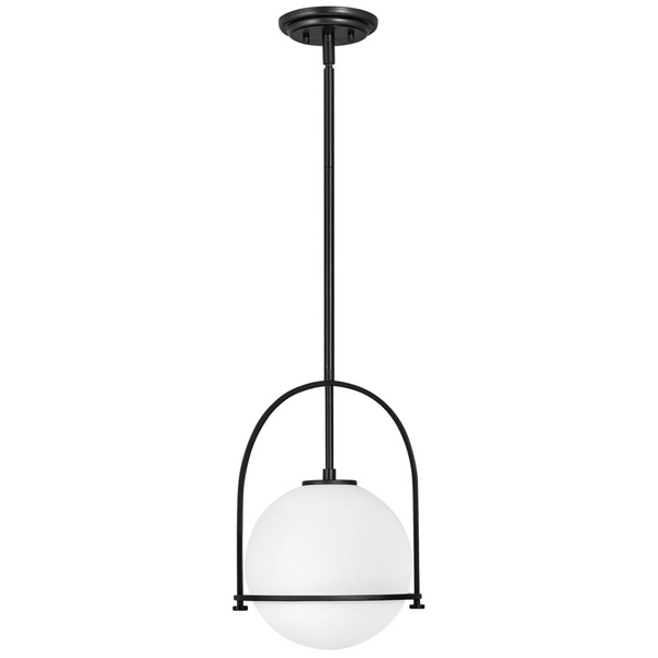 Nowoczesna lampa wisząca QN-SOMERSET-P-O-BK kula czarna