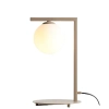 Nocna lampka do sypialni ZAC 1038B17_1 kula ball biała beżowa