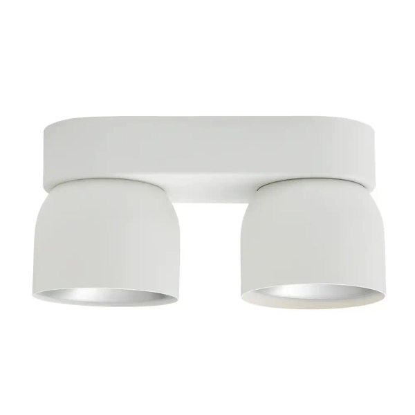 Podwójna lampa sufitowa PITCHER 2310410101 regulowana biała