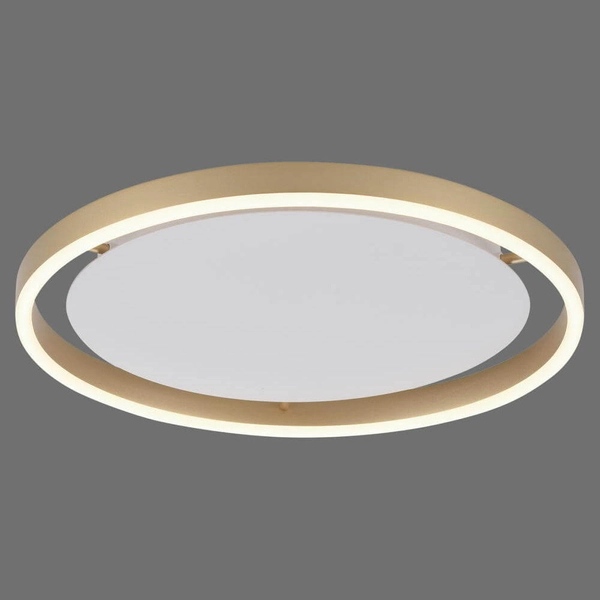 Ściemnialna lampa sufitowa Ritus 15391-60 Just Light LED 20W 3000K nad łóżko złota