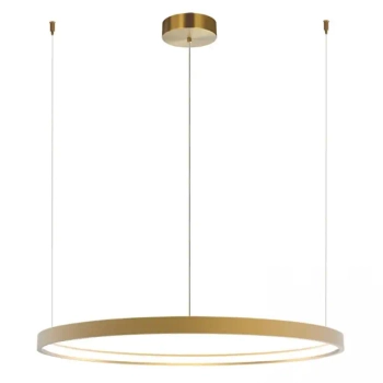 Cirle duża ledowa wisząca lampa 23032 LED 28W 3000K do sypialni złoty