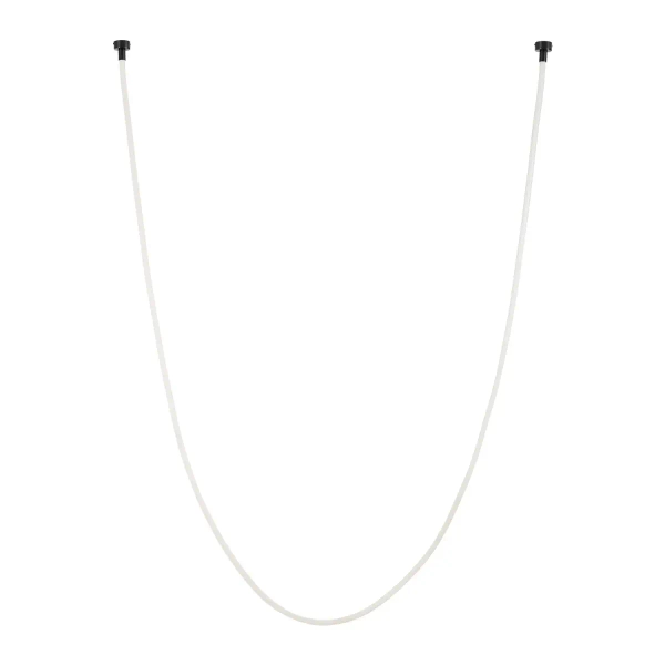 Lampa wisząca nowoczesna SNAKE MD1021-5 biała czarna metal PVC 72W 3000K 5M wąż ledowy