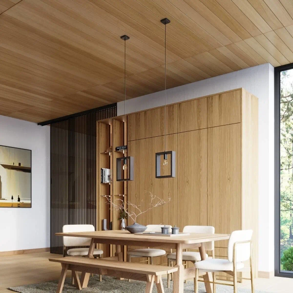 Wisząca lampa do salonu Aries SL.1311 Sollux pojedyncza wenge