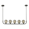 Wisząca lampa molekułowa Cradle CRA0522-01 czarny przydymiony