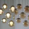 Lampa wisząca sterowana pilotem POPUP brązowa 2587-97 7x3W LED 2200-5000K z regulacją barwy