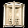 Ścienna lampa loftowa NEW YORK W02312AU szklany kinkiet złoty