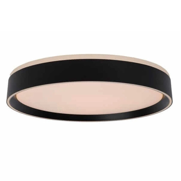 Plafoniera LAMPA sufitowa NURIA 79182/24/30 Lucide okrągła OPRAWA plafon LED 18W 2700K natynkowy czarny