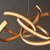 Modernistyczna lampa wisząca Lorenzo 97614 LED 48W 3000K złota