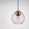 Okrągła lampa wisząca Balmi LE43410 jadalniana złota