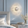 Szklany kinkiet ścienny Helios ST-X007W chrom okrągły LED 1x3W 3000K disc