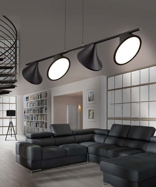 Designerska lampa wisząca Clamor AZ2696 LED 40W 3000K do sypialni
