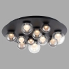 Sufitowa lampa na pilot PURE LINES czarna 6588-15 11xLED 3W 2200-5000K zmienna barwa
