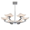 Lampa sufitowa do jadalni Ayres AYRES-6CH chrom przezroczysty