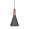 Industrialna LAMPA wisząca KHALEO MDM-3030/1 GR+RC Italux metalowa OPRAWA zwis loft stożek miedź szary