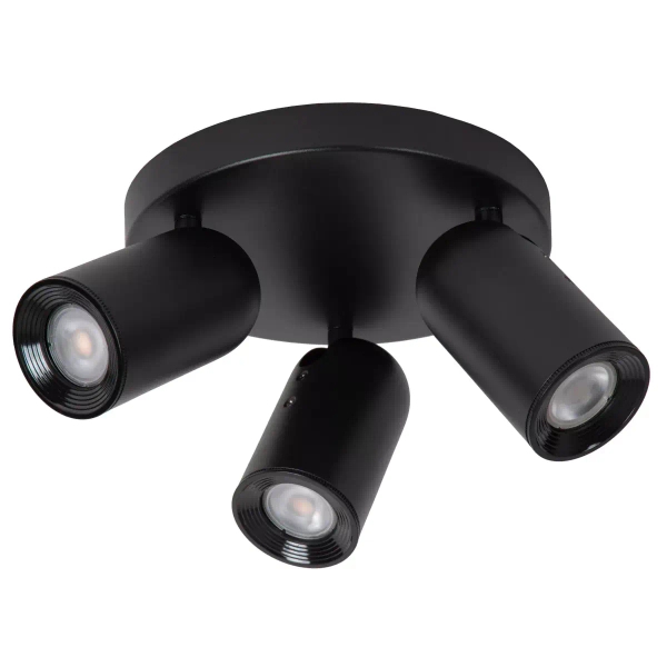 Potrójna lampa sufitowa PUNCH 13958/13/30 Lucide regulowana czarny