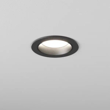 Oczko sufitowe okrągłe białe PUTT 1xGU10 50W do sypialni minimalistyczne 38048-G000-00-PH-13