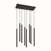Wisząca lampa nowoczesna Gelato K-4863 Kaja czarne tuby metalowe