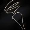 Ściemnialna lampa wisząca geometryczna do kuchni ZOE LED 41W 3000K AZ6780 czarna