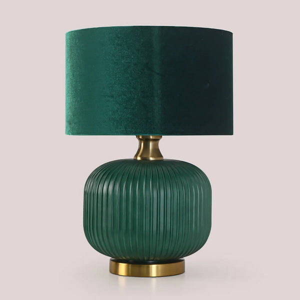Lampka stolikowa do salonu Tamiza LP-1515/1T small green zielona złota