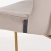 Tapicerowane krzesło jadalniane Odessa S4508 KHAKI Richmond Interiors beżowe złote