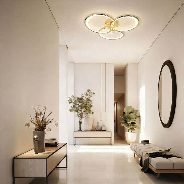 Pierścieniowy plafon Azina LP-4852/3C GD LED 27W 3000-6000K złoty