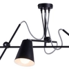 Regulowana lampa sufitowa 1008E_1_L Aldex metalowe pręty sticks czarne