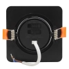 Sufitowa lampa wpuszczana PLUS LP-1506/1RS BK Square LED 3-7W CCT czarna