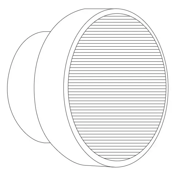 Okrągła lampa ścienna CARMELLO ST-DL-8535 black LED 2,5W 3000K czarna