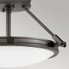 Nowoczesna sufitowa lampa Collier HK-COLLIER-SF-S-BX okrągła czarna