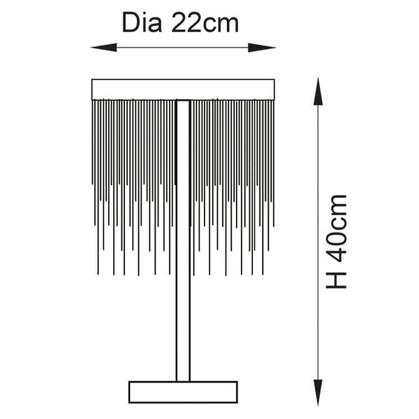 Stołowa lampka na komodę Zelma 92179 LED 9W 2800K metalowa miedziana