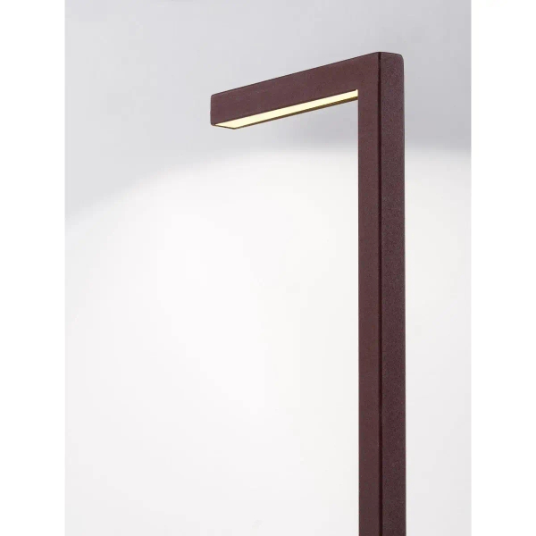 Stojąca lampa na taras BERENDA LE75142 LED 5W 3000K IP65 rdzawy