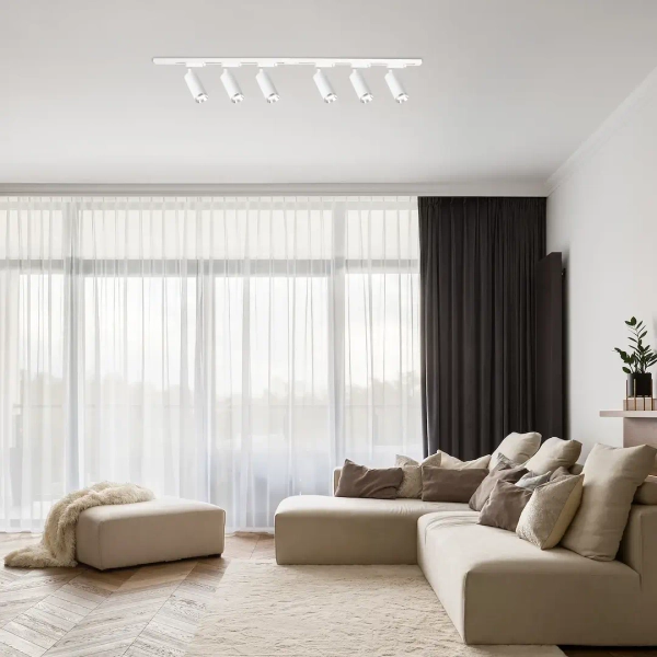 Szynowy zestaw jednoobwodowy Mica Track ML2107 z tubkami biały