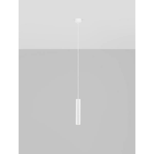 Lampa wisząca sopel do salonu SELMORA LE45646 nad stół biała