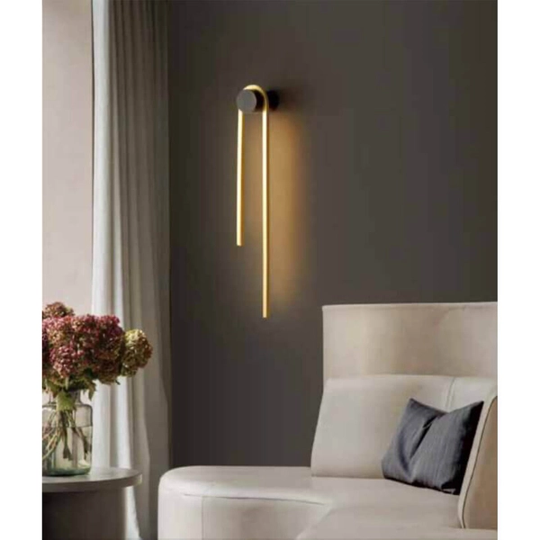 Kinkiet ścienny do gabinetu Pendosa CGPENDOSA-1 Copel LED 10W 3000K skręt mosiądz czarny