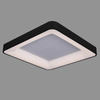 Kwadratowa lampa sufitowa Giacinto pokojowa LED 50W 4000K czarna