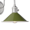 Lampa ścienna do pokoju Hadano HAD0761-07 Dar Lighting antyczny chrom zielony